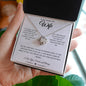 To My Smokin' Hot Wife | Love Knot Necklace