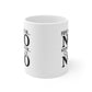 "First of All No" Ceramic Double-Sided White Mug 11oz | Gag Gift| Funny Work Gifts | Funny Quote Gifts