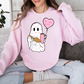 Be My Boo Crewneck | Valentines Day Arrangement| Ghost and Cup Crewneck