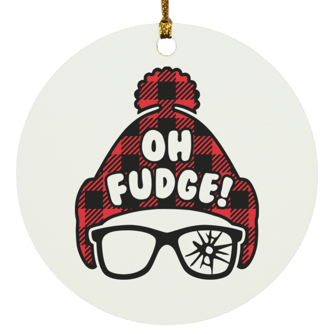 Oh Fudge Ornament