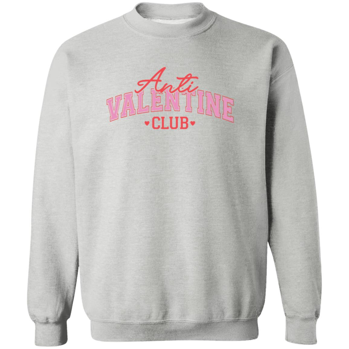 Anti-Valentine Club Crewneck Unisex | Valentine Arrangement | Retro Aesthetic | Galentine