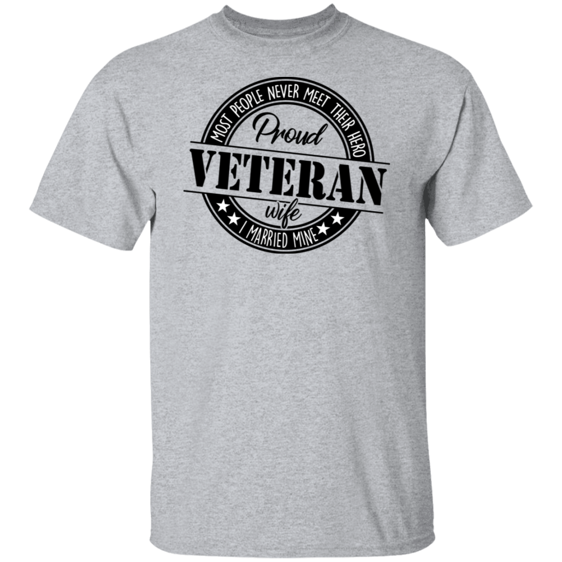 Proud Veteran Wife T-Shirt