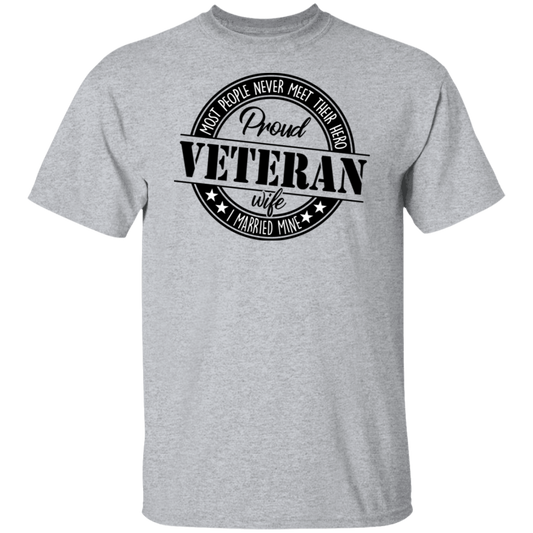 Proud Veteran Wife T-Shirt