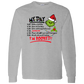 My Day I'm Booked | Grinch Long Sleeve Tee