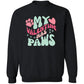 My Valentine Has Paws Crewneck | Valentines Arrangement| I Love My Fur Babies