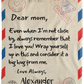 Gifts for Mom - Personalized Mom Blanket - Letter To Mom