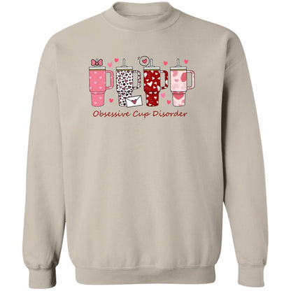 Obsessive Cup Disorder (OCD) Crewneck | Valentine Arrangement| Coquette Aesthetic