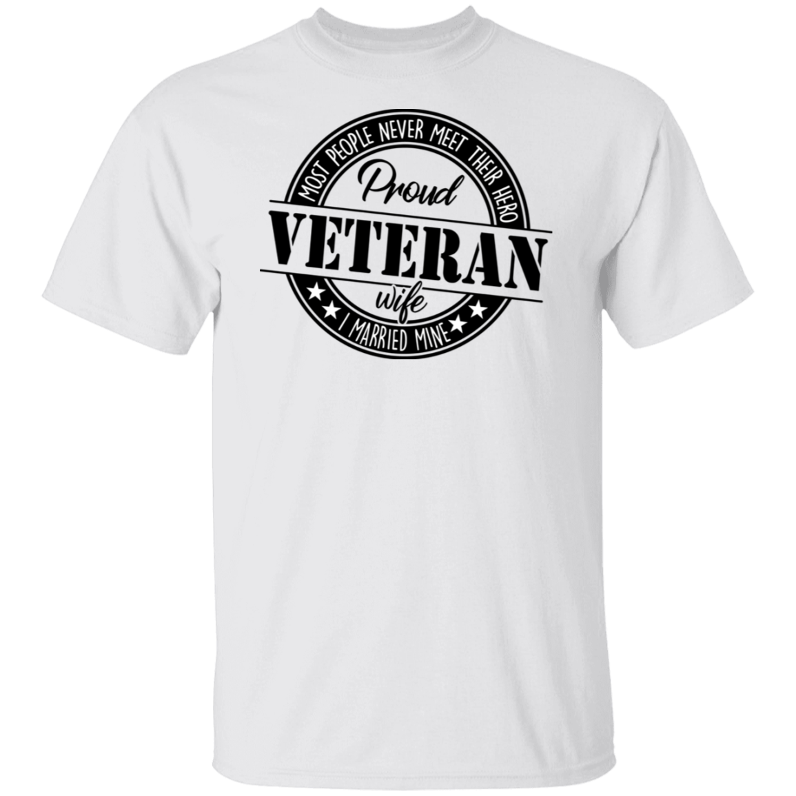 Proud Veteran Wife T-Shirt