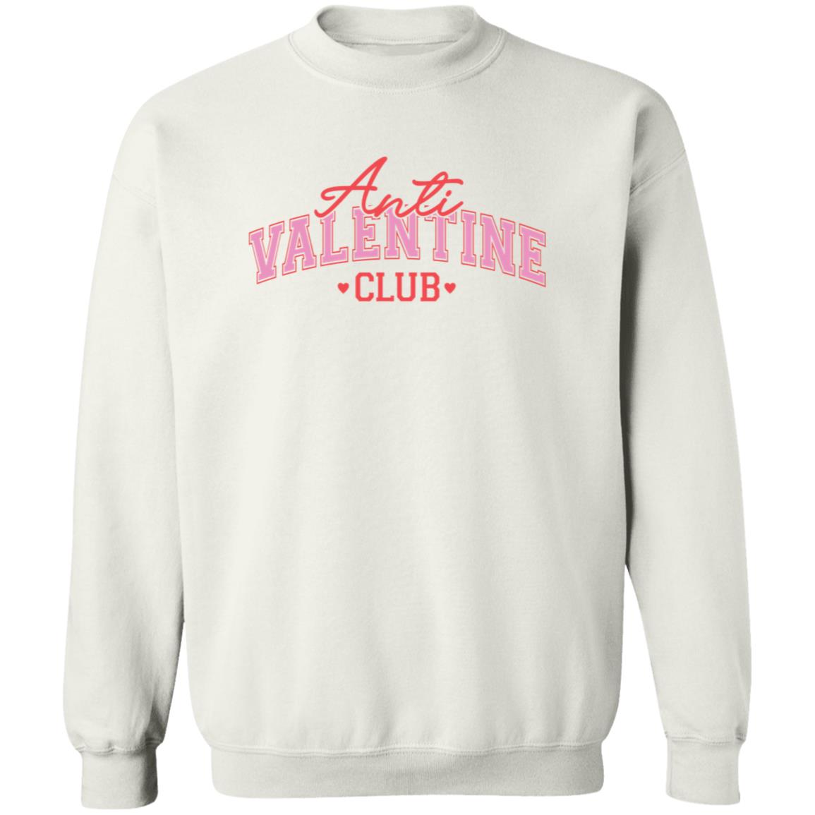 Anti-Valentine Club Crewneck Unisex | Valentine Arrangement | Retro Aesthetic | Galentine