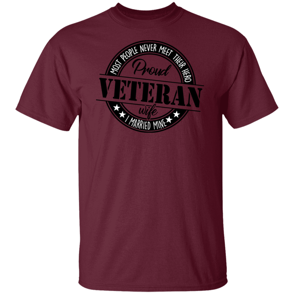 Proud Veteran Wife T-Shirt