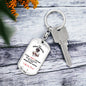 Inspirational Keepsake for Daughter | Swivel Dog Tag Keychain