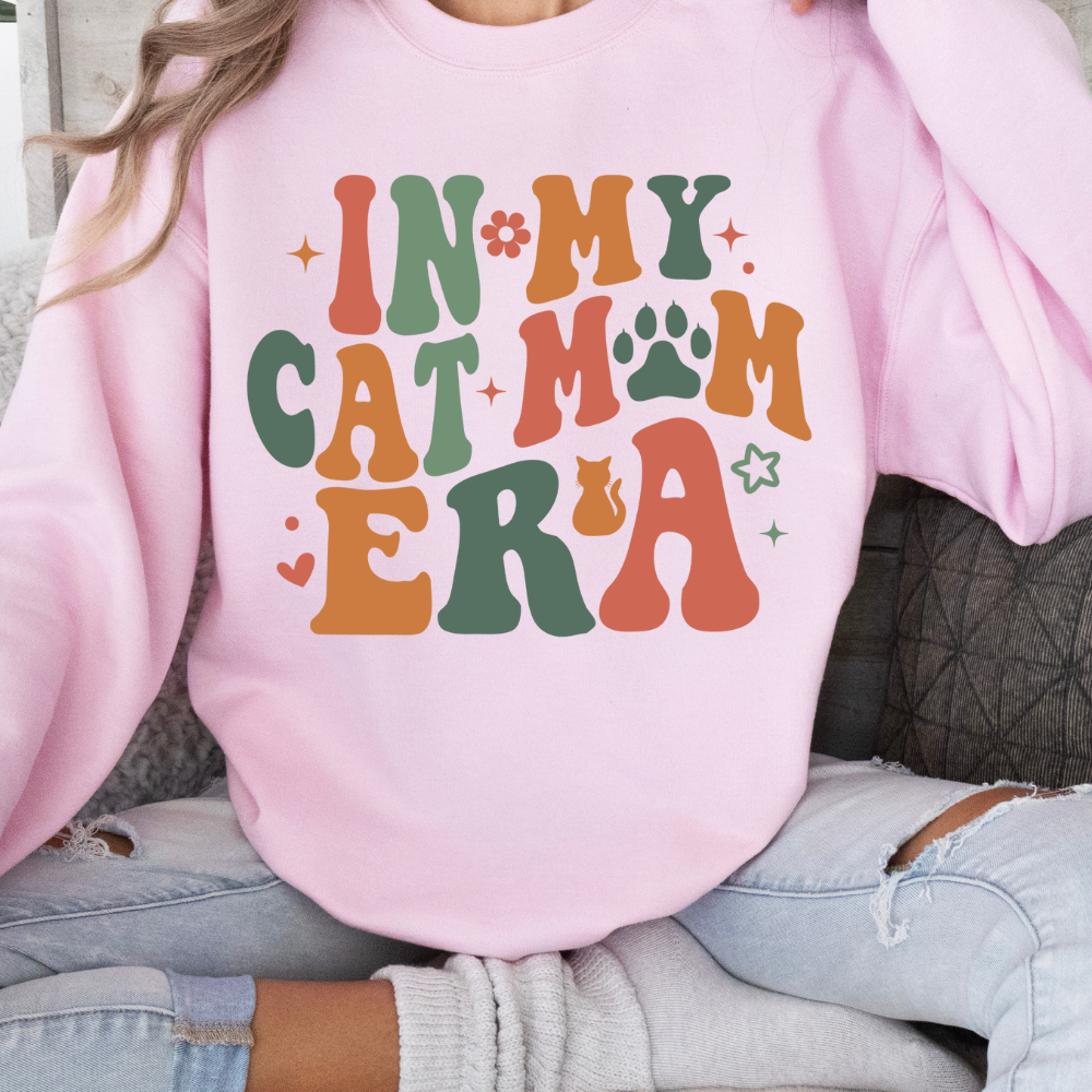 Cat Mom Era Crewneck | Valentine's Day | Fur Babies