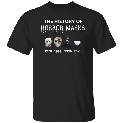 History of Horror Masks T-Shirt