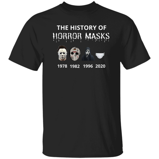 History of Horror Masks T-Shirt