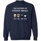 History of Horror Masks Crewneck