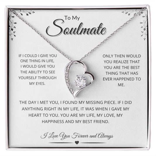 To My Soulmate | Forever Love Necklace